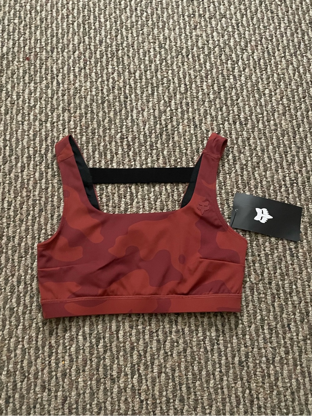 Fox Racing Red Camo Sports Bra NWT Fox Racing Women’s Sports Bra